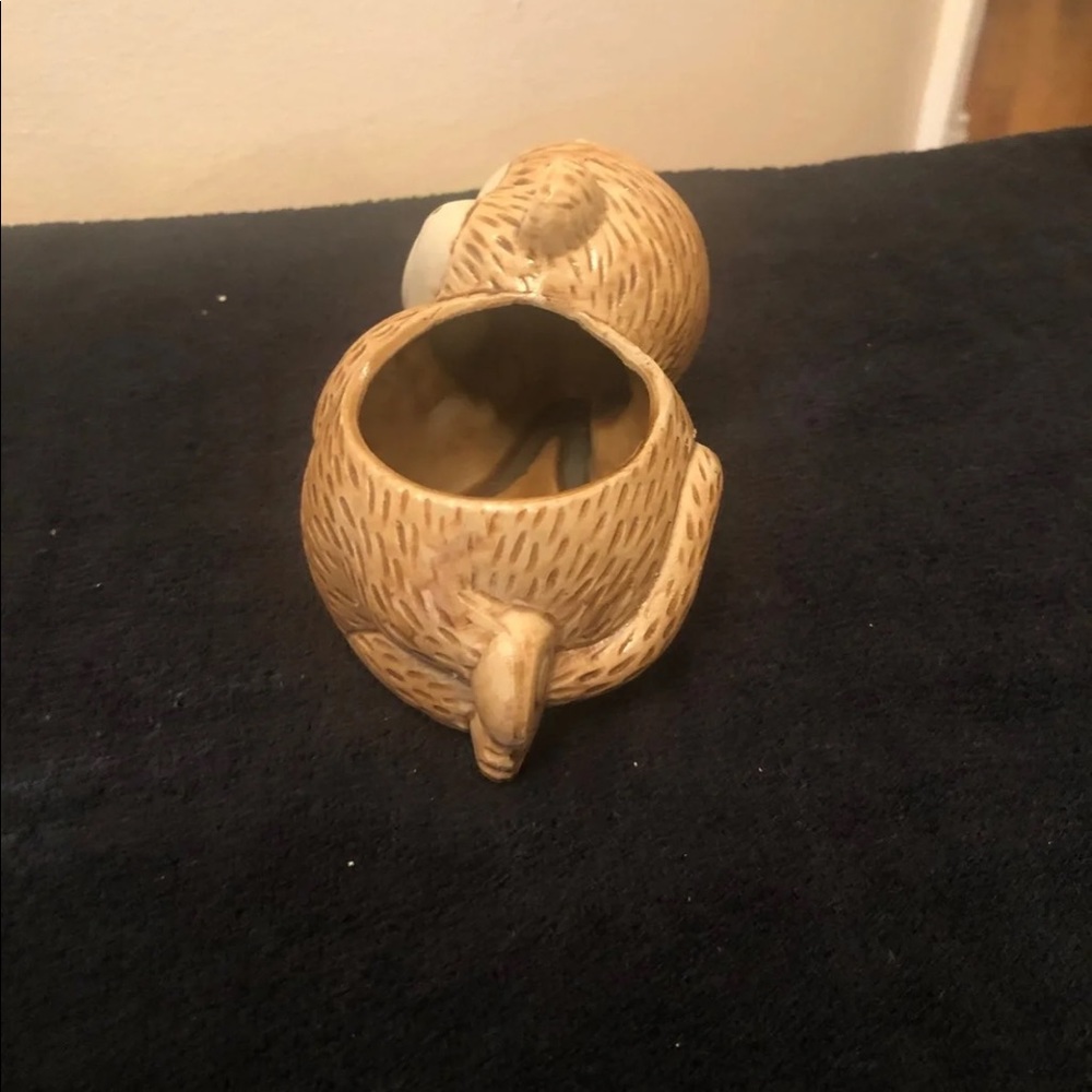 Boy Ceramic Monkey Planter - Picture 2 of 4